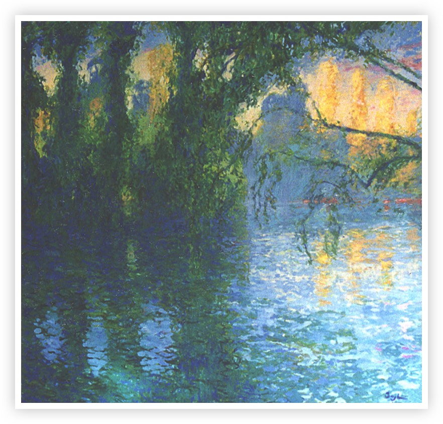 The Loire - oil on canvas - 52inches X 50inches - SOLD